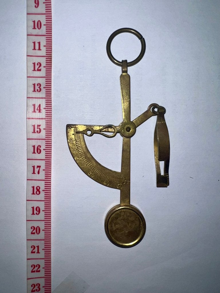 Antieke messing brievenweger – 19e/20e eeuw, Ophalen of Verzenden