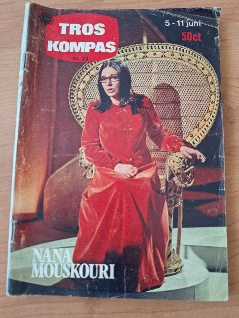Tros Kompas 1971 Nana Mouskouri Herman van Veen Earring, Ophalen of Verzenden, Gelezen, Muziek, Film of Tv