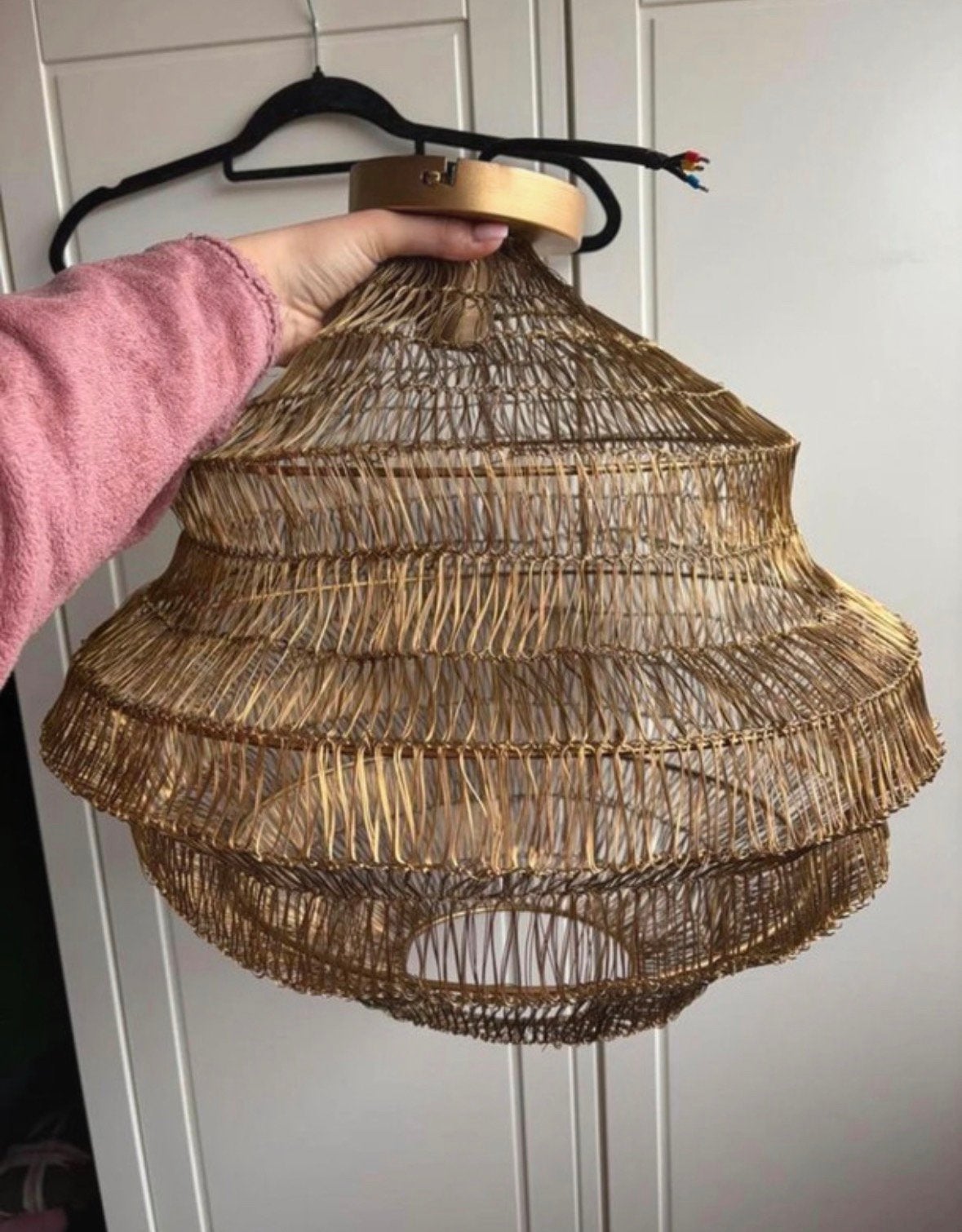 Plafondlamp goud merk Qazqa 50x50cm, Ophalen of Verzenden, Nieuw