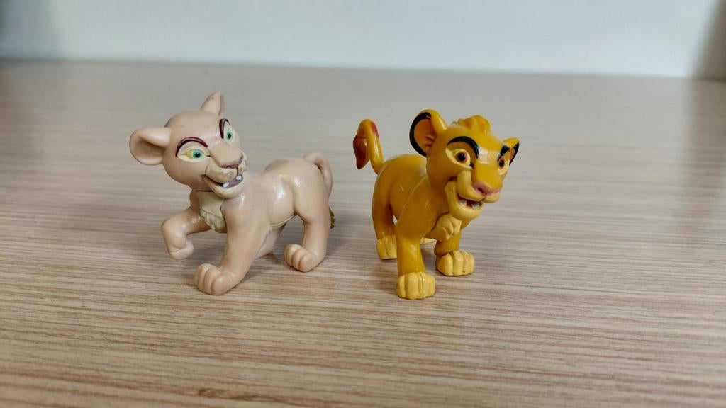 Simba en Nala Disney poppetjes, Ophalen of Verzenden, Zo goed als nieuw