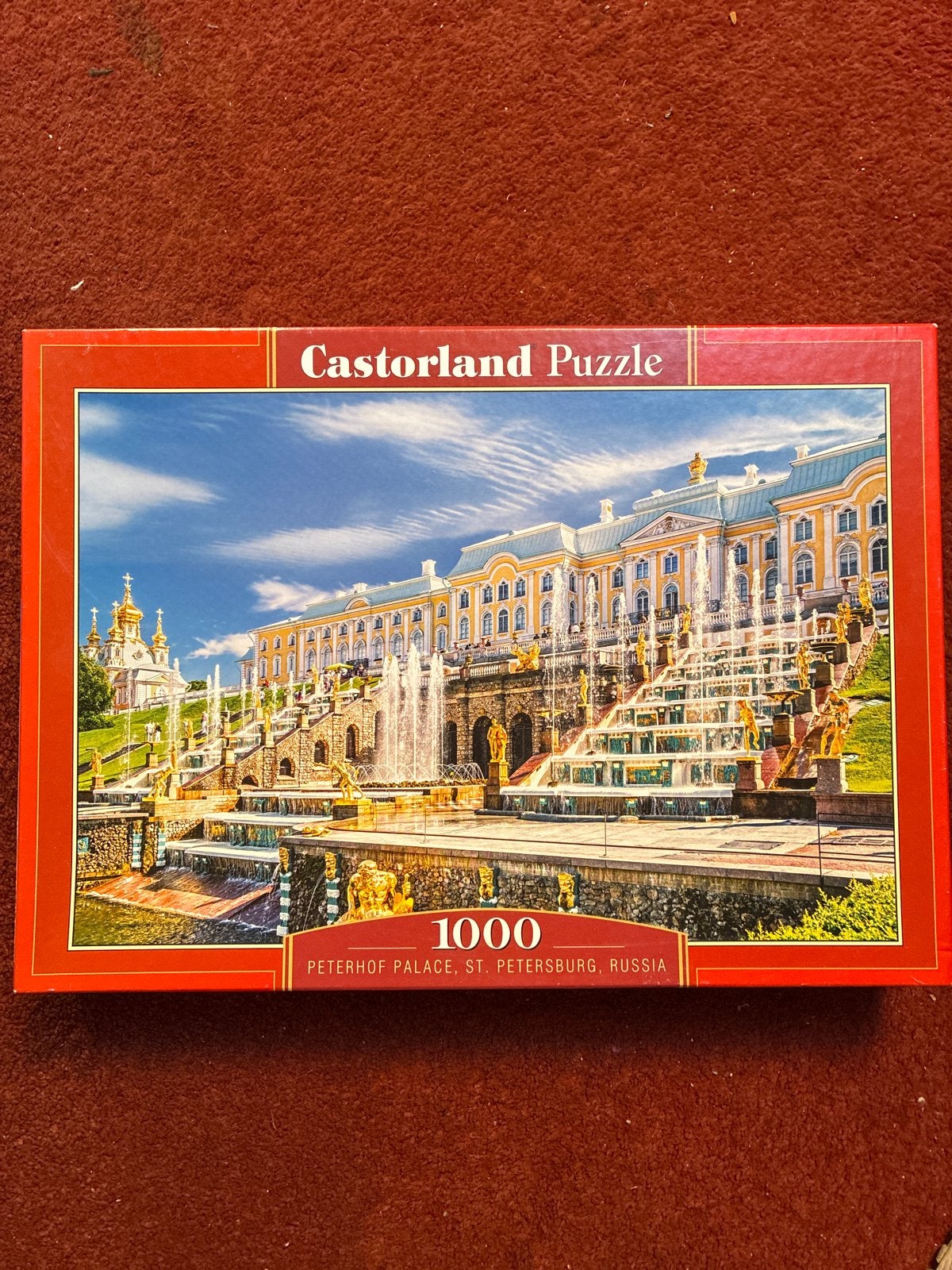 Castorland Legpuzzel Peterhof Paleis 1000 stukjes, Ophalen of Verzenden, 500 t/m 1500 stukjes, Zo goed als nieuw, Legpuzzel