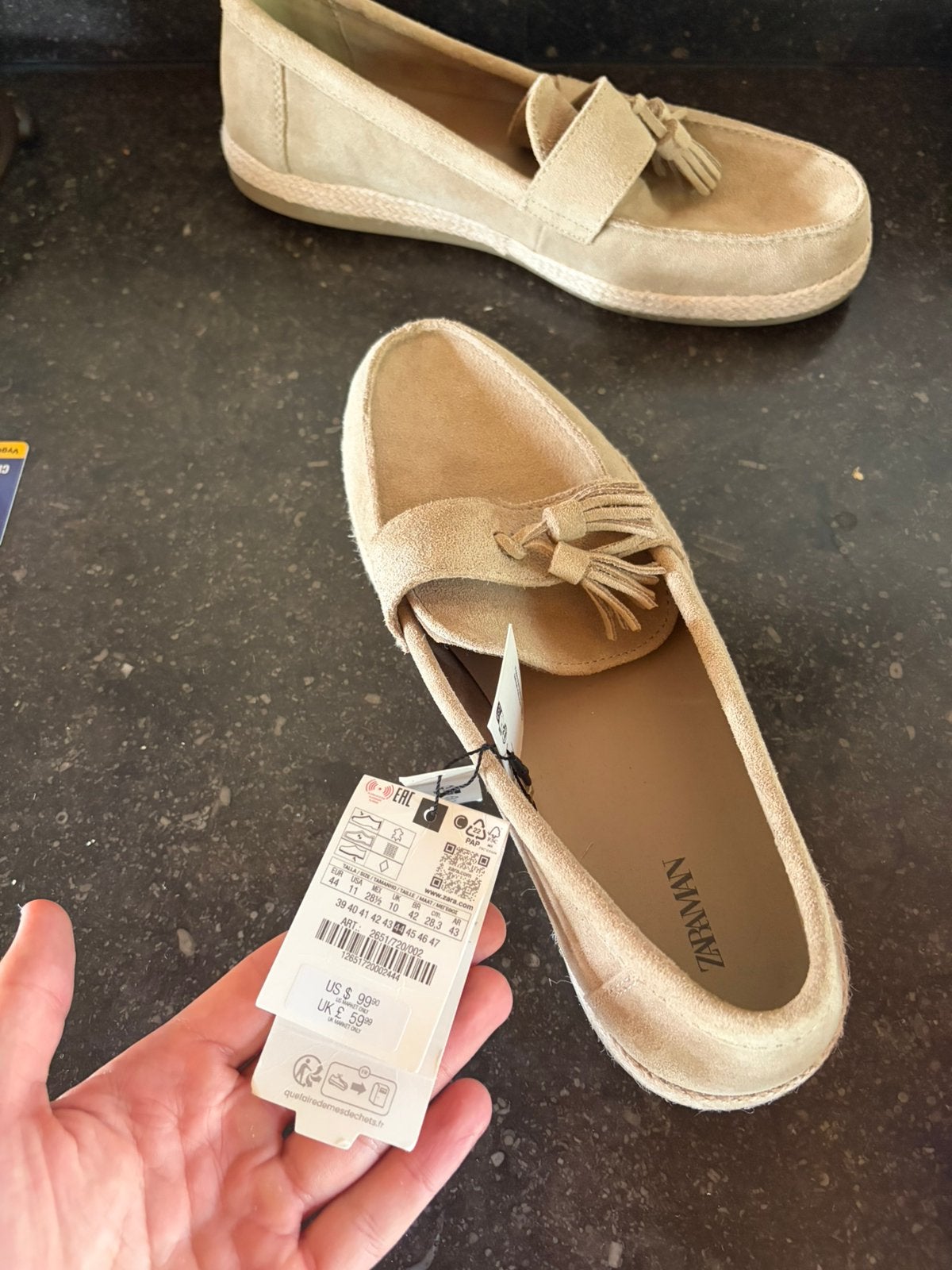 Zara loafers maat 44, Ophalen of Verzenden, Zo goed als nieuw