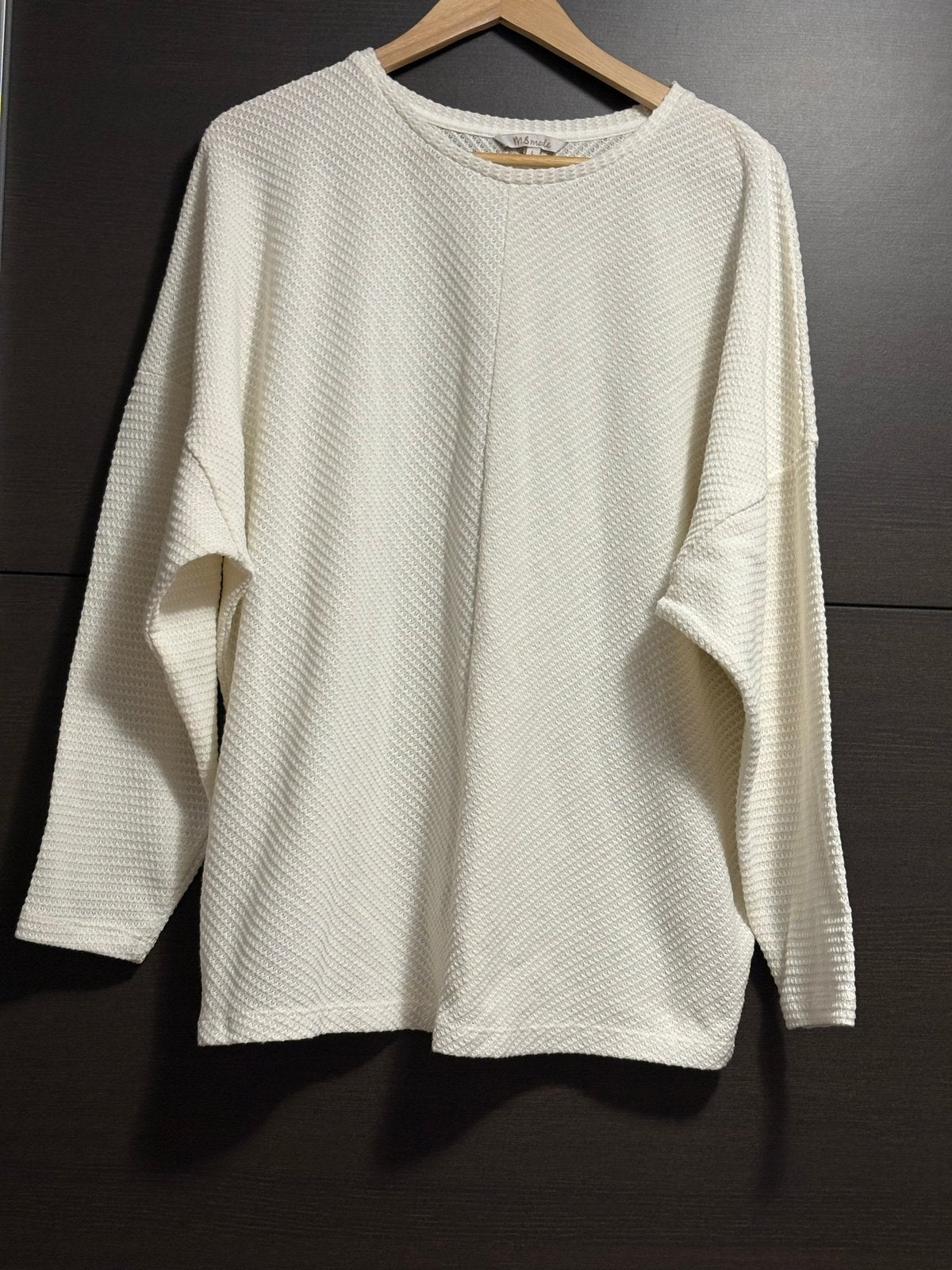 Msmole Witte Trui Maat L, Kleding | Dames, Truien en Vesten, Ophalen of Verzenden, Nieuw, Maat 42/44 (L), Wit