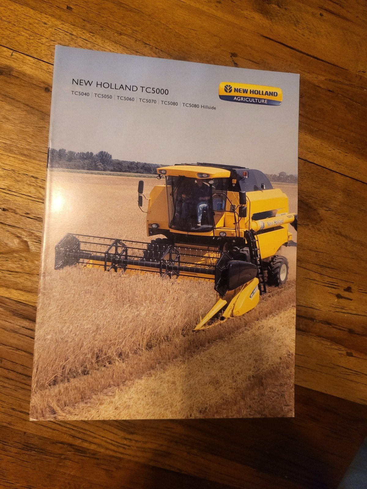 tractor folder New Holland TC5000, Boeken, Ophalen of Verzenden, Zo goed als nieuw