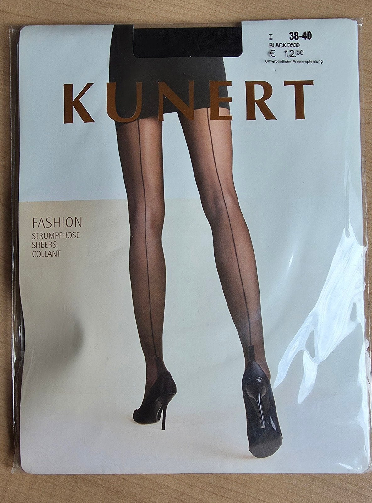 KUNERT Fashion Panty - Zwart, Maat 38-40, KUNERT, Verzenden, Zwart, Nieuw