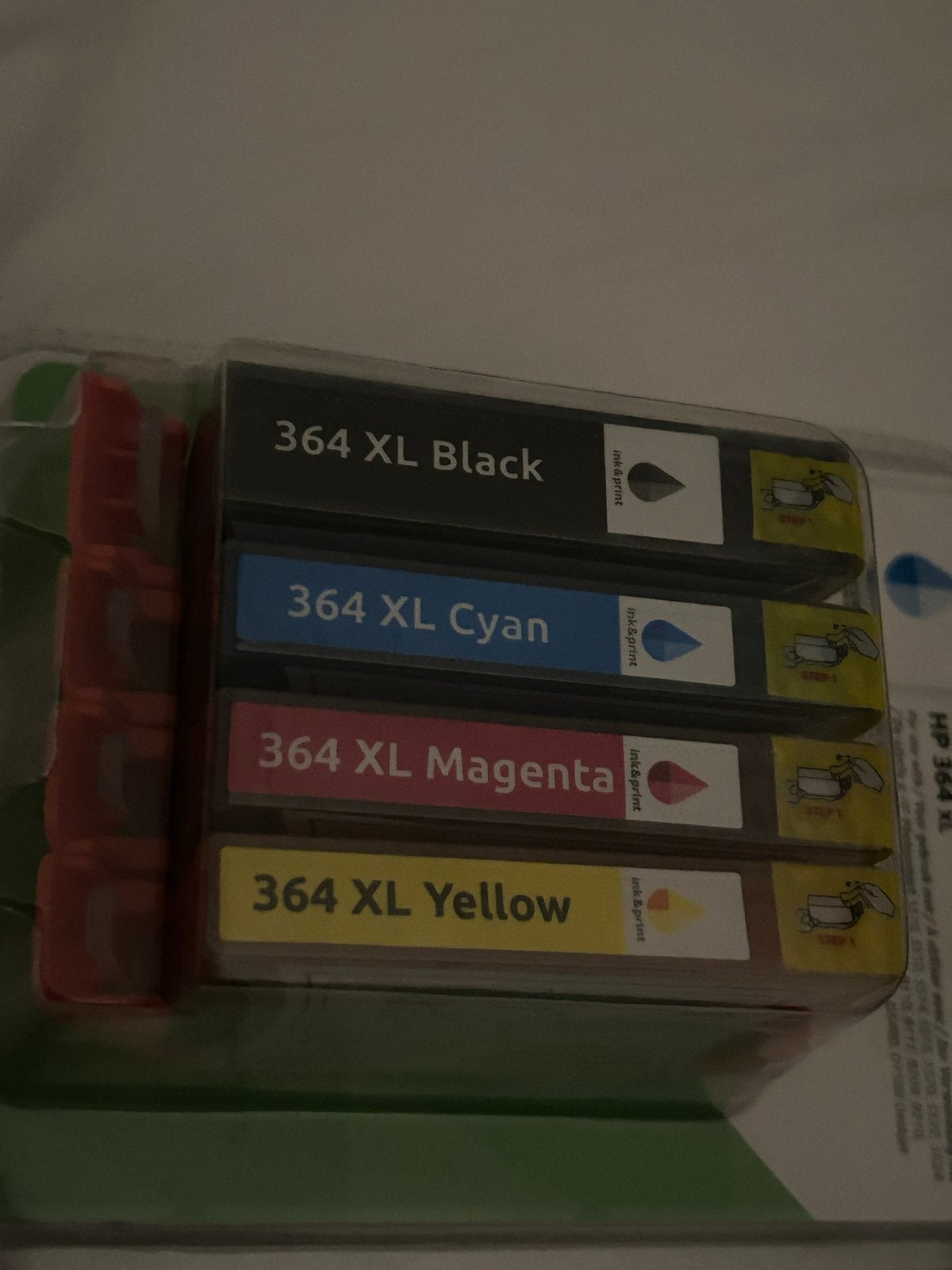 Inktpatronen HP 364 XL - Zwart, Cyaan, Magenta, Geel, Ophalen of Verzenden, Nieuw, Cartridge
