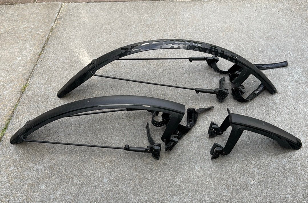 SKS Speedrocker spatbordenset zwart, Fietsen en Brommers, Fietsonderdelen, Spatbord, Kunststof, Ophalen of Verzenden, Zo goed als nieuw