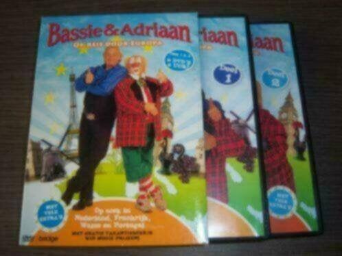 Bassie en Adriaan 2-dvd Box 1 Op Reis door Europa z.g.a.n., Avontuur, Verzenden, Alle leeftijden, Nederlands