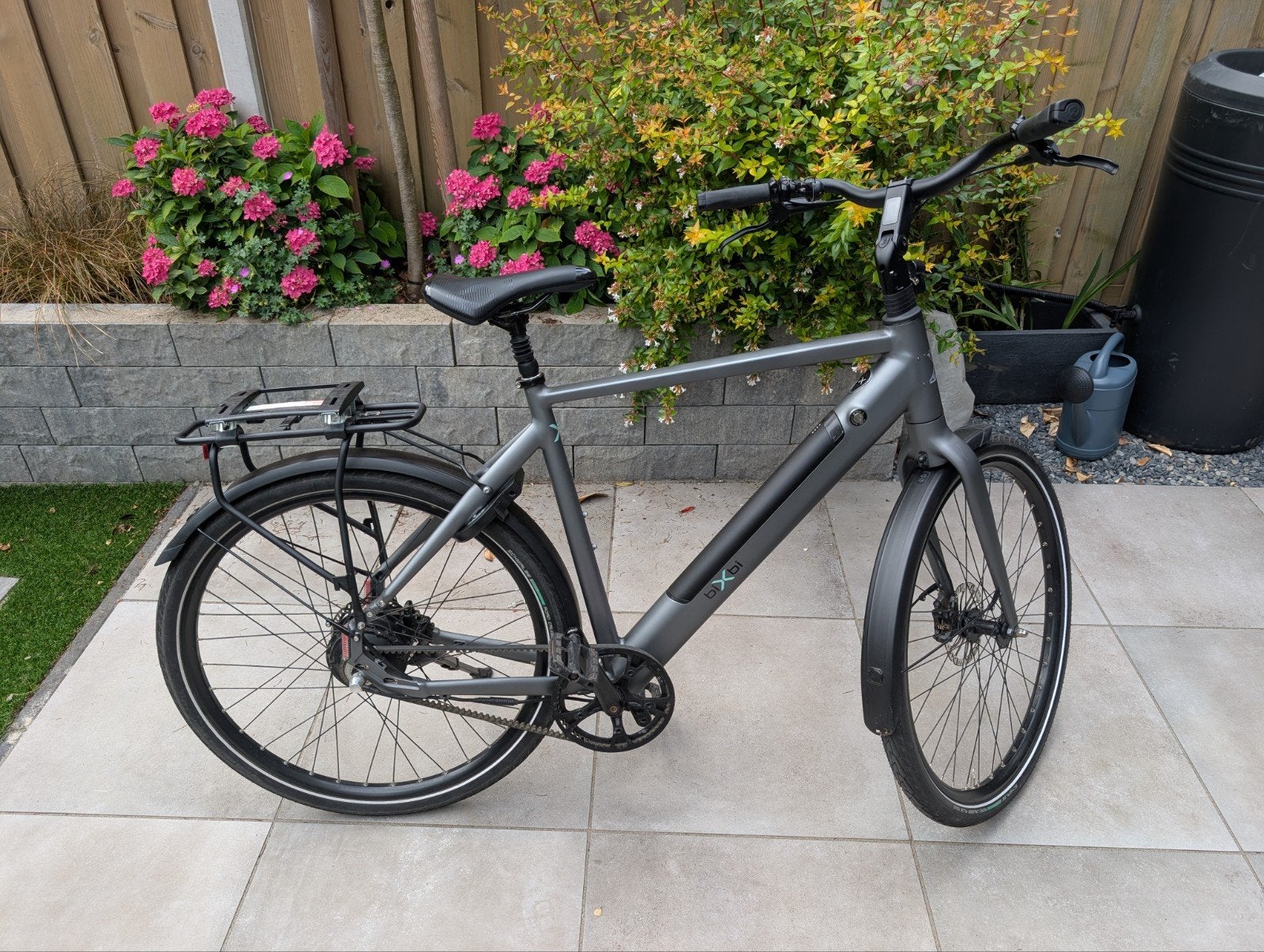biXbi Rae grijs, elektrische heren fiets, Ophalen, Zo goed als nieuw, Minder dan 10 versnellingen, Overige merken