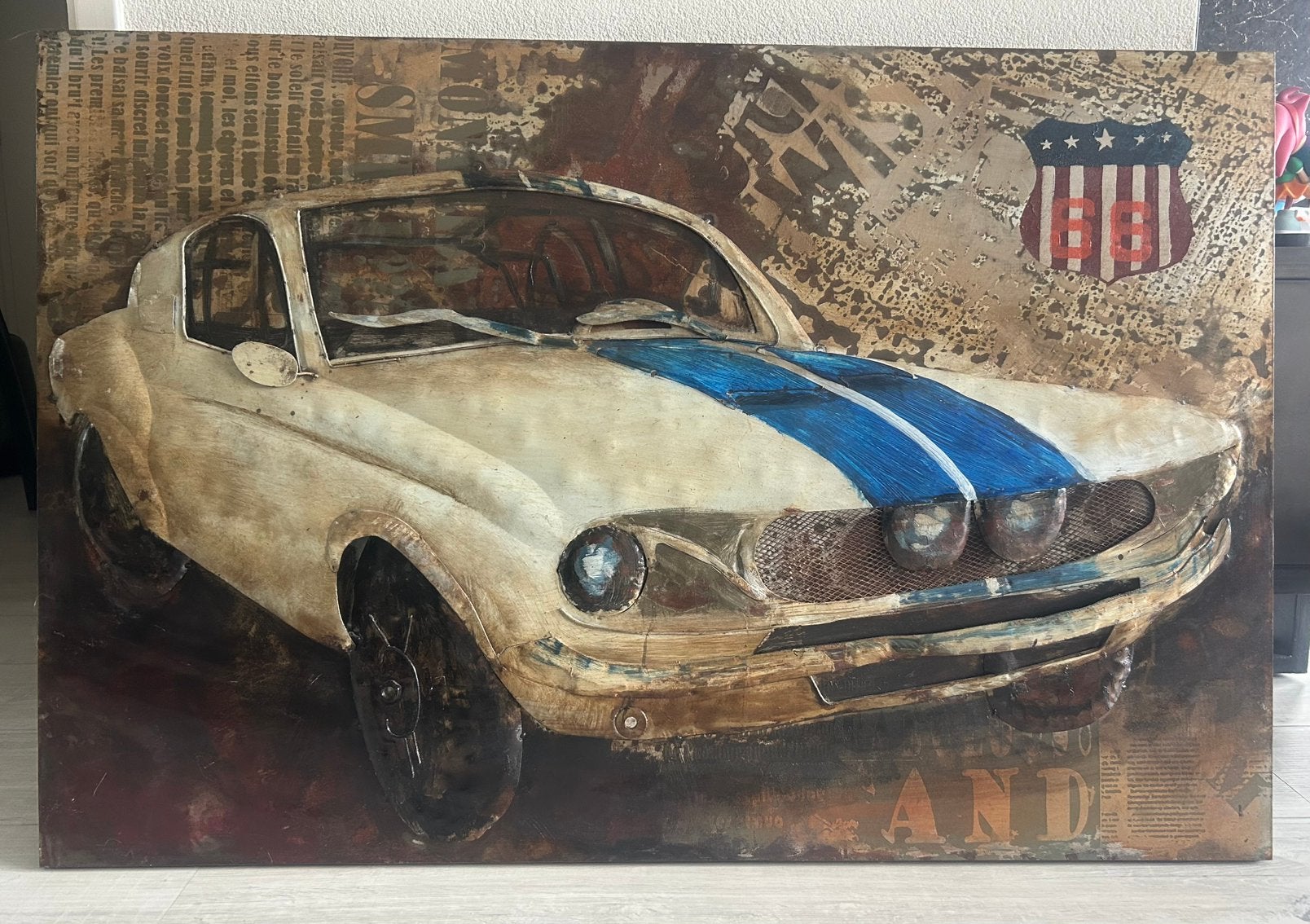 3d schilderij, Ophalen