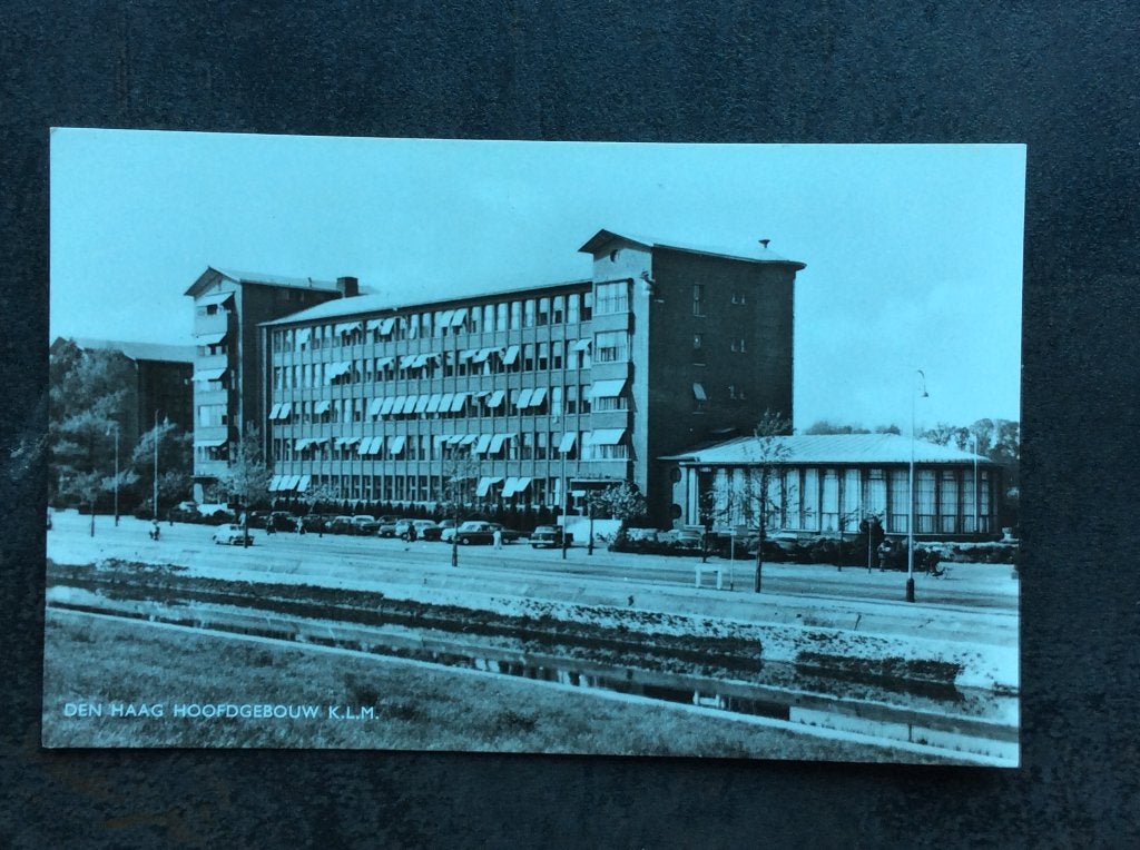 ‘s-Gravenhage, Hoofdgebouw KLM, Ophalen of Verzenden, 1960 tot 1980, Ongelopen, Zuid-Holland