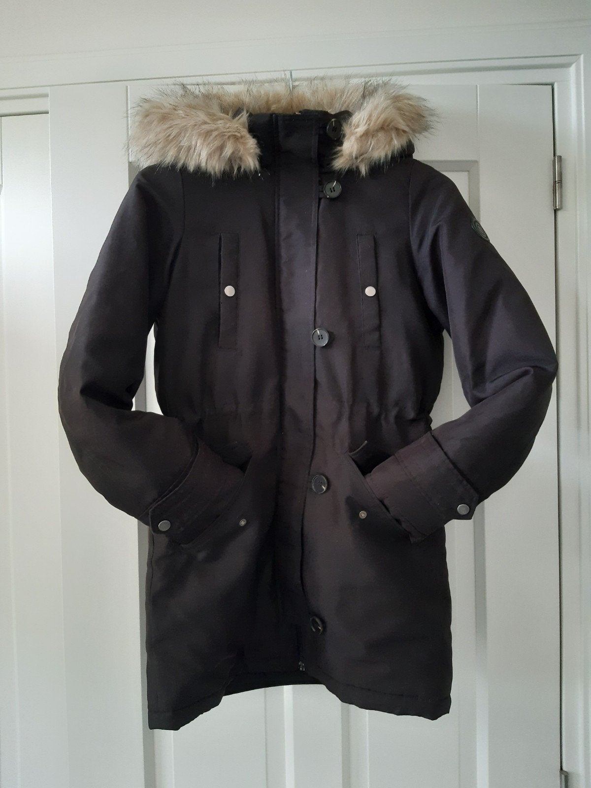 Vero Moda Parka Winterjas mt. XS, Vero Moda, Zwart, Ophalen of Verzenden, Zo goed als nieuw