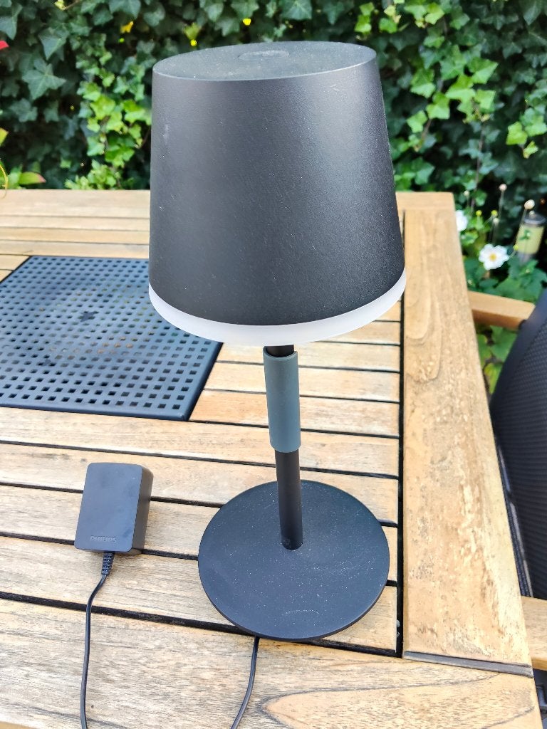 Philips Hue Go oplaadbare tafellamp voor binnen en buiten, Ophalen, Overige typen, Kunststof, Draadloos