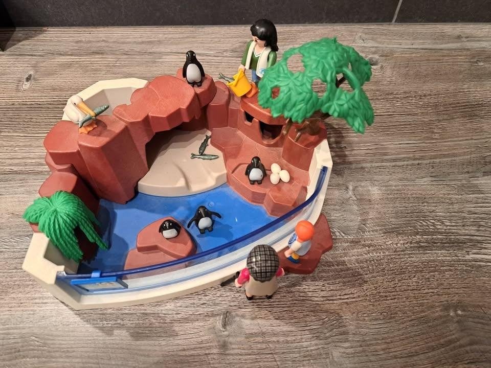 Playmobil set 4462 Zoo Pinguins basin, Kinderen en Baby's, Complete set, Overige typen, Ophalen of Verzenden, Zo goed als nieuw