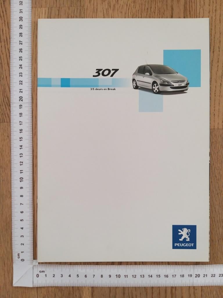 Peugeot 307 brochure 2002, Ophalen of Verzenden, Gelezen, Peugeot