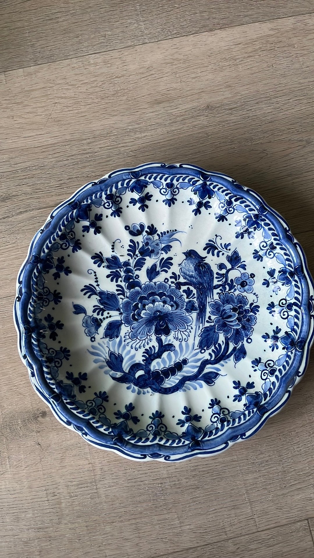 Delftsblauw bordje nr 729, Ophalen