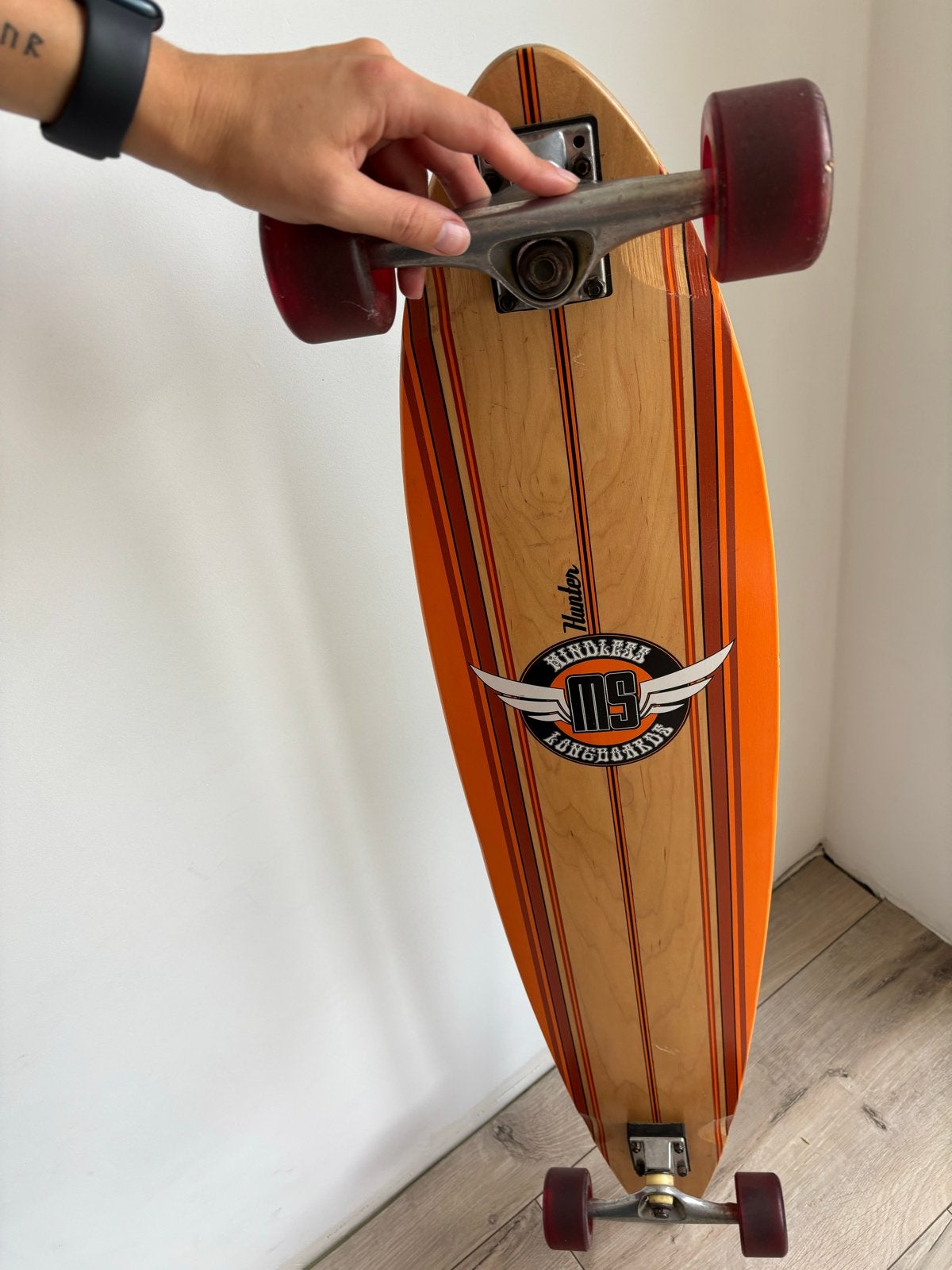 Mindless Longboards Hunter Longboard - Zo goed als nieuw, Sport en Fitness, Skateboarden, Ophalen, Zo goed als nieuw, Skateboard