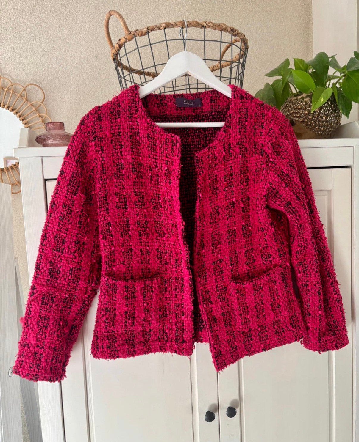Studio Anneloes boucle blazer maat L, Kleding | Dames, Maat 42/44 (L), Ophalen of Verzenden, Zo goed als nieuw, Jasje
