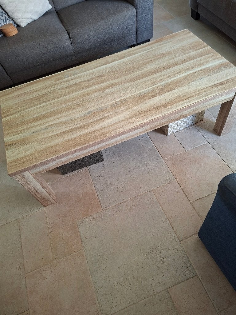 Salontafel, Huis en Inrichting, Ophalen, Overige materialen, Gebruikt, 100 tot 150 cm