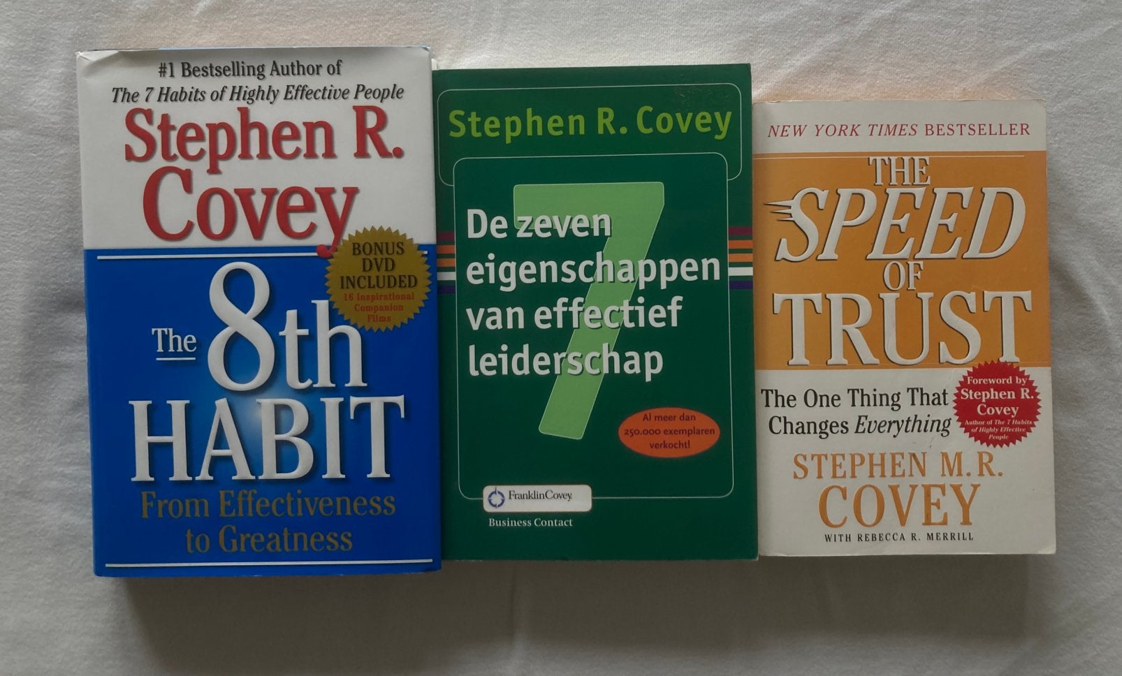 Stephen Covey (3x), Ophalen of Verzenden, Gelezen, Economie en Marketing