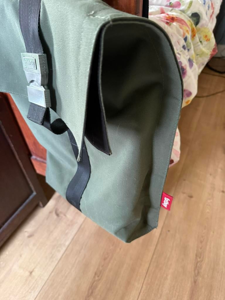 Fatboy stevige stoere tas rugzak rugtas gesp, Ophalen of Verzenden, Zo goed als nieuw, Overige merken