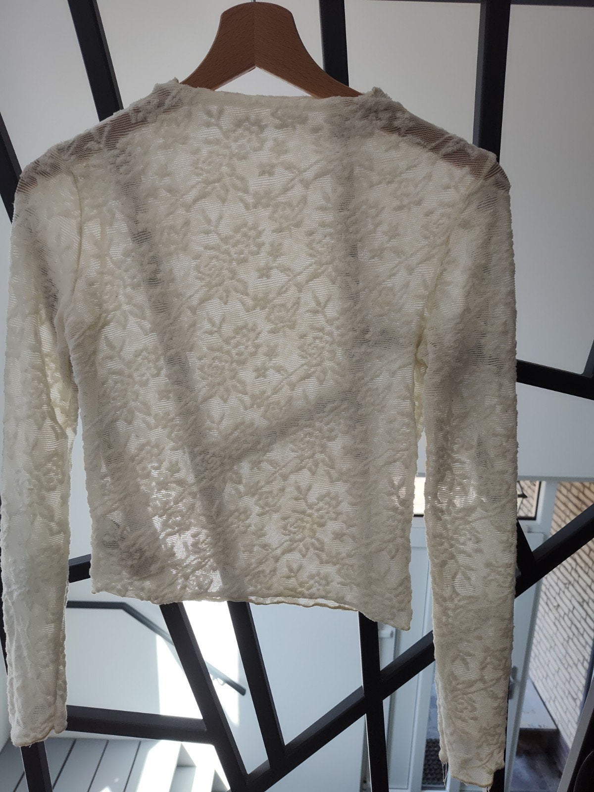 Dazy starseries S doorzichtig shirt, Beige, Ophalen of Verzenden, Zo goed als nieuw, Maat 36 (S)
