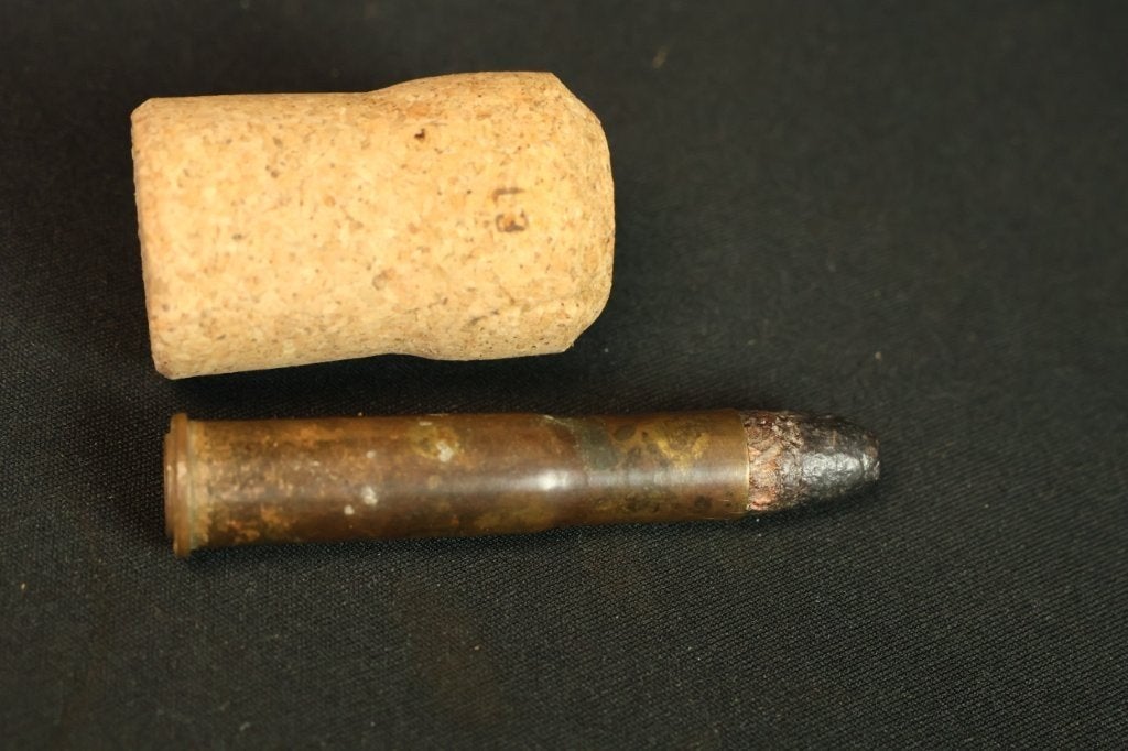 Inerte 11mm Mauser patroon ongevaarlijk, Verzamelen, Ophalen of Verzenden, Landmacht, Nederland