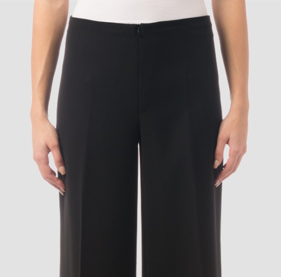 Joseph Ribkoff chique zwarte capri stretch broek mt 38/M, Maat 38/40 (M), Verzenden, ., Zwart