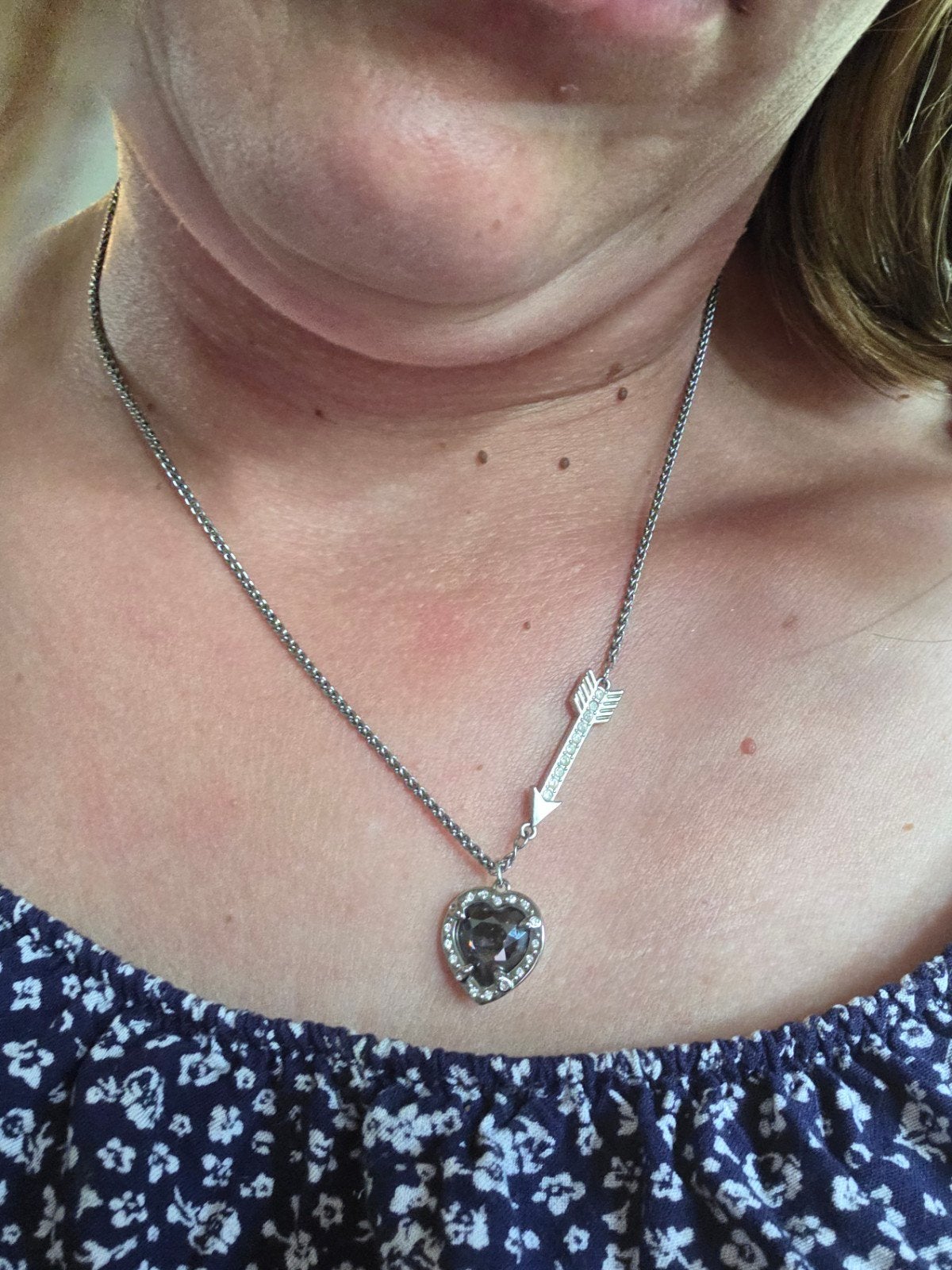 Swarovski ketting, Ophalen, Zo goed als nieuw, Zilver, Zilver
