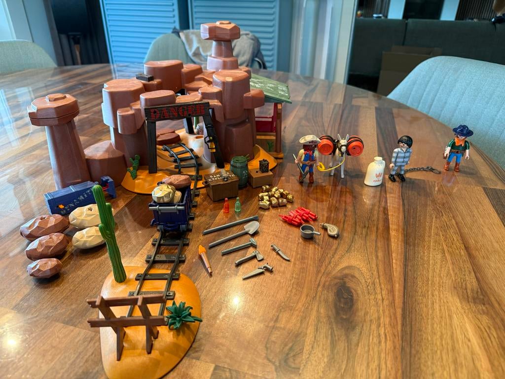 Playmobil Western Goudmijn Set (5246), Kinderen en Baby's, Speelgoed | Playmobil, Ophalen of Verzenden, Zo goed als nieuw, Complete set
