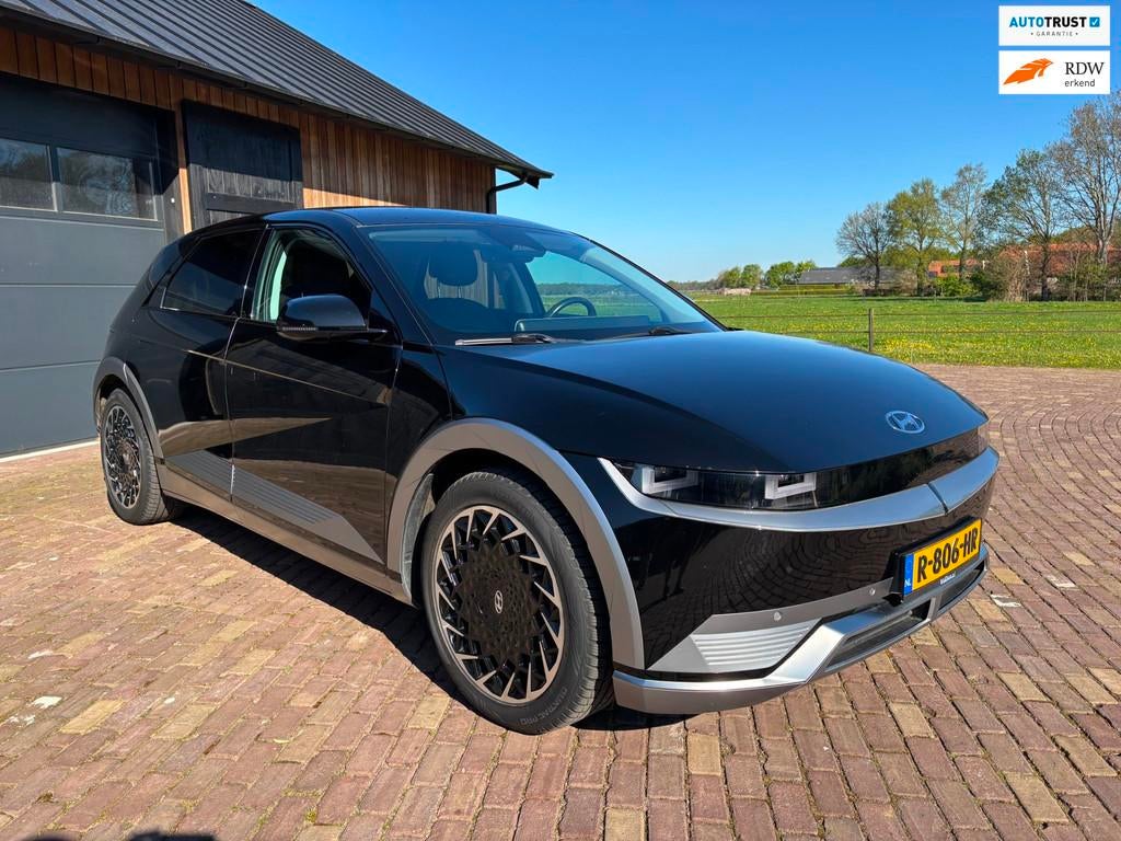 Hyundai IONIQ 5 73 kWh Connect+ ,SOH WAARDE 98%, SERVICE EN, Auto's, Automaat, IONIQ 5, Adaptive Cruise Control, Zwart
