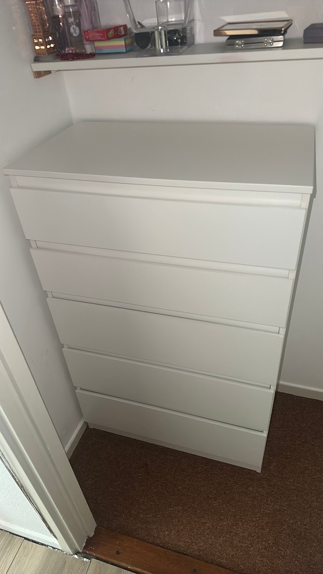 Witte ikea kast, Ophalen, Zo goed als nieuw, 25 tot 50 cm, 50 tot 100 cm