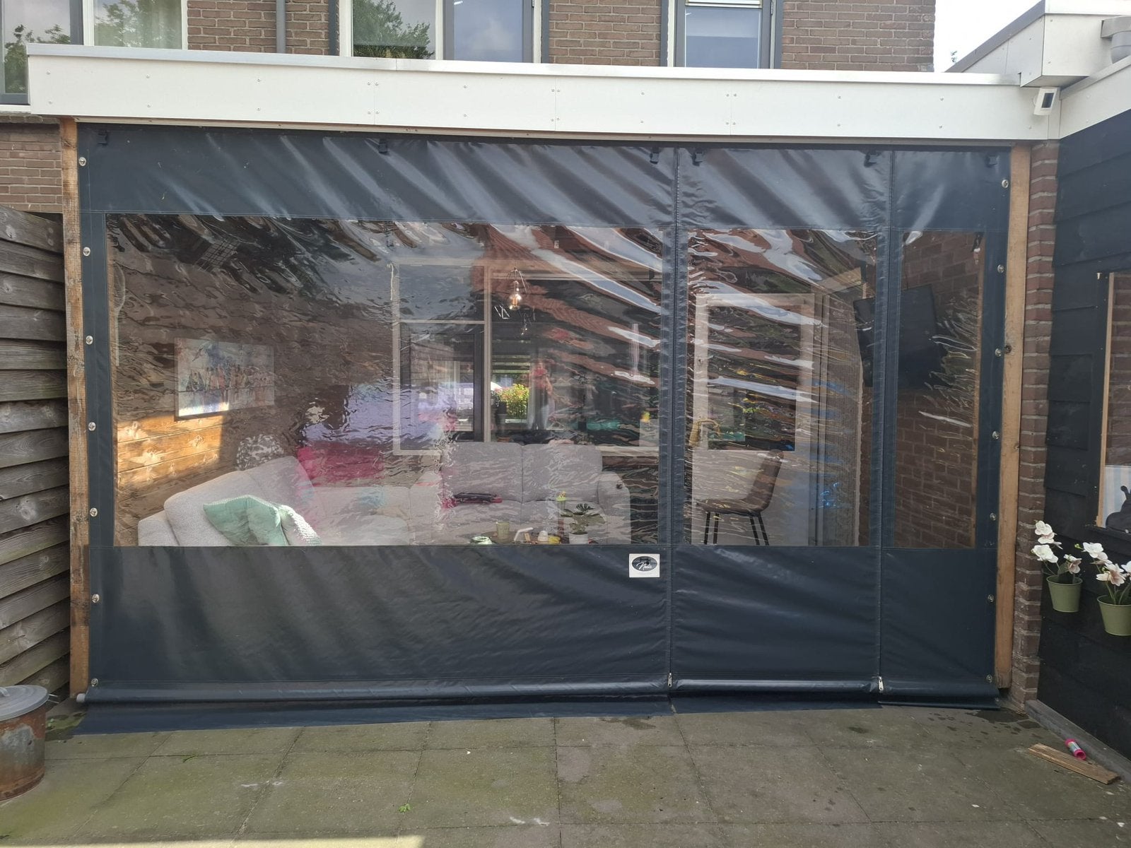 Veranda / Overkapping zeil, Tuin en Terras, Overkappingen, Ophalen of Verzenden, Zo goed als nieuw, Veranda