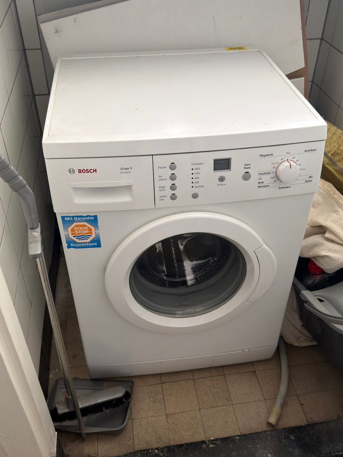 Bosch wasmachine, Ophalen, Refurbished, Voorlader, 85 tot 90 cm