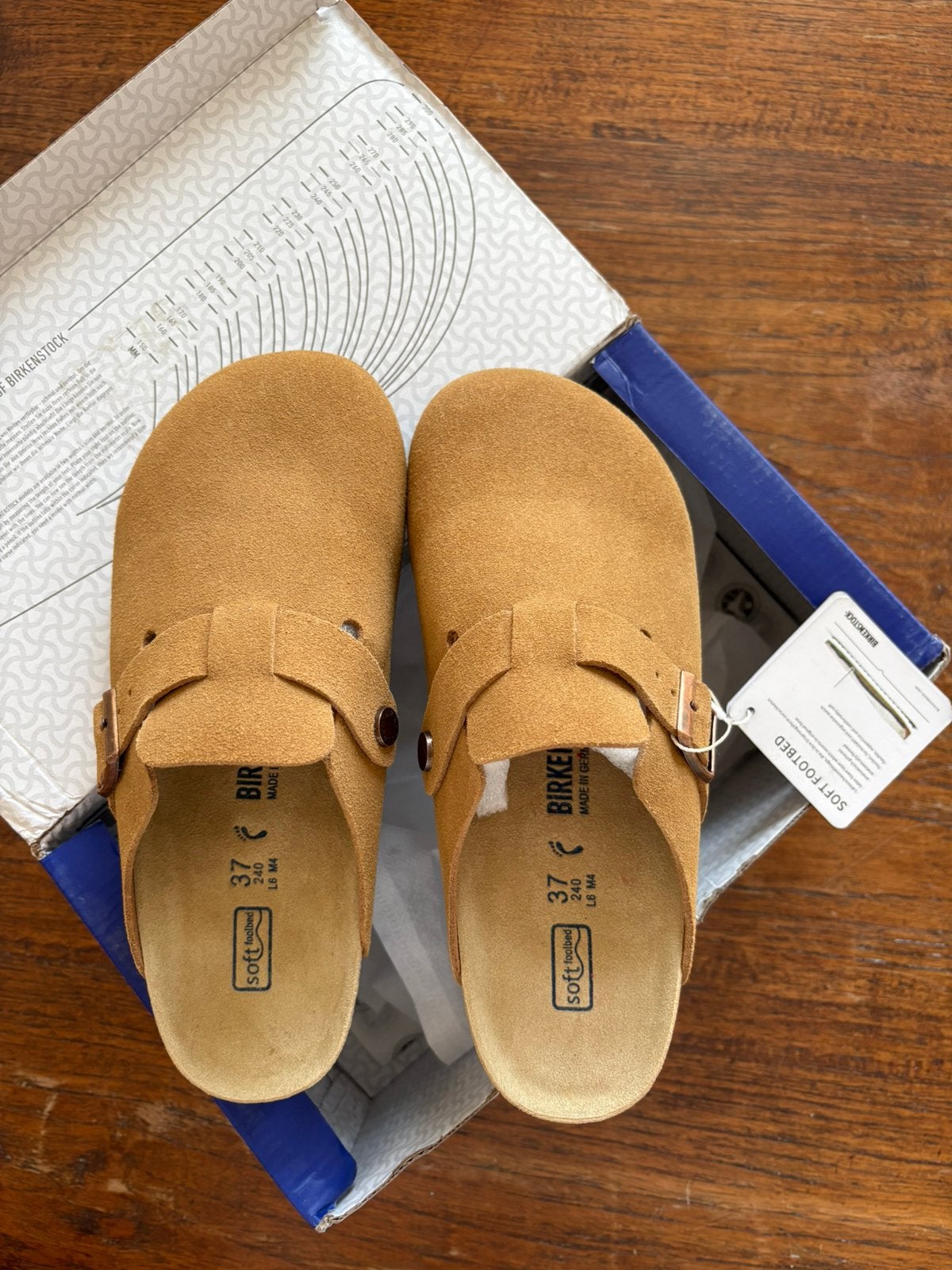 Birkenstock boston 37, Overige kleuren, Verzenden, Nieuw, Sandalen of Muiltjes