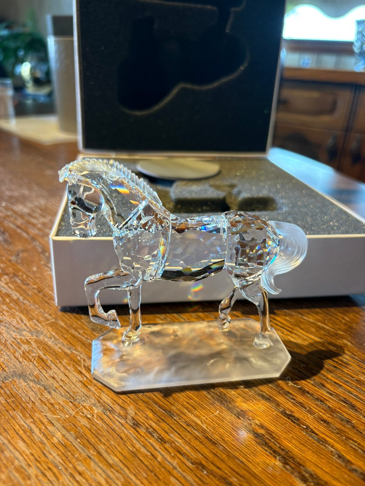 Dressuur paard, Verzamelen, Swarovski, Ophalen of Verzenden, Zo goed als nieuw, Figuurtje