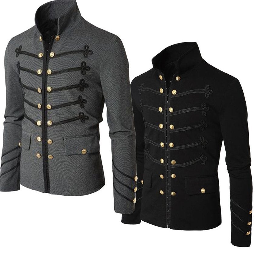 Victoriaanse korte heren jas (gothic steampunk kostuum), Verzenden, Nieuw, Overige maten, Kleding