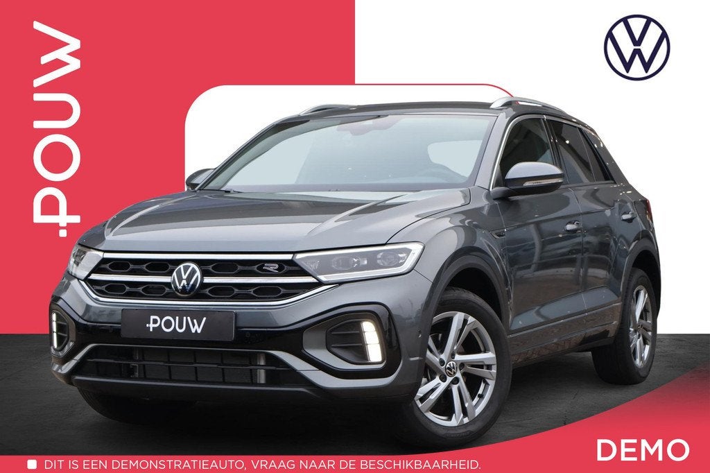 Volkswagen T-Roc 1.5 TSI 150pk DSG R-Line Edition | Navigati, Auto's, 12 maanden, Stof, 1498 cc, Euro 6