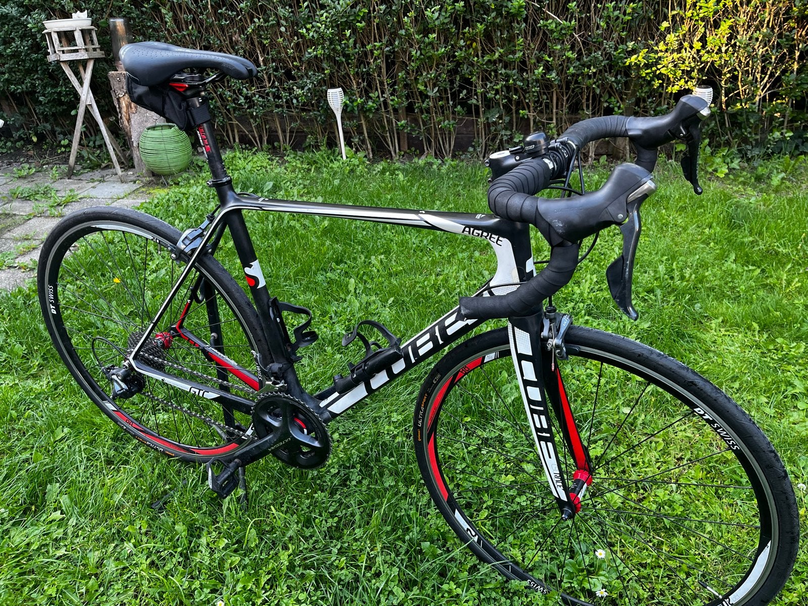 Cube Agree Carbon (maat 58), 28 inch, Gebruikt, Carbon, Velgrem