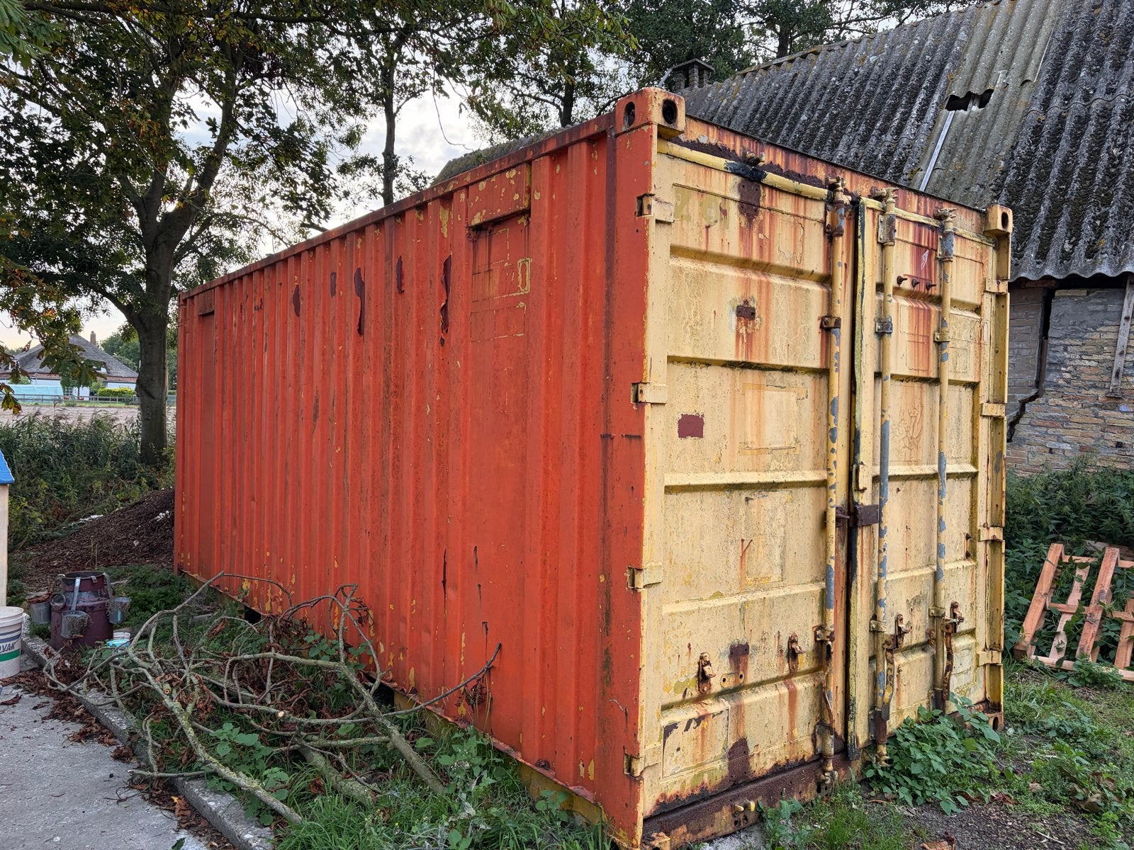 Container - 20ft - opknapper / oud ijzer, Doe-het-zelf en Verbouw, Ophalen