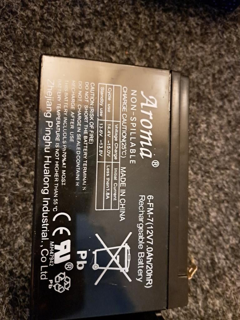 Accu scooter 12V 7Ah - Nieuw, Ophalen of Verzenden
