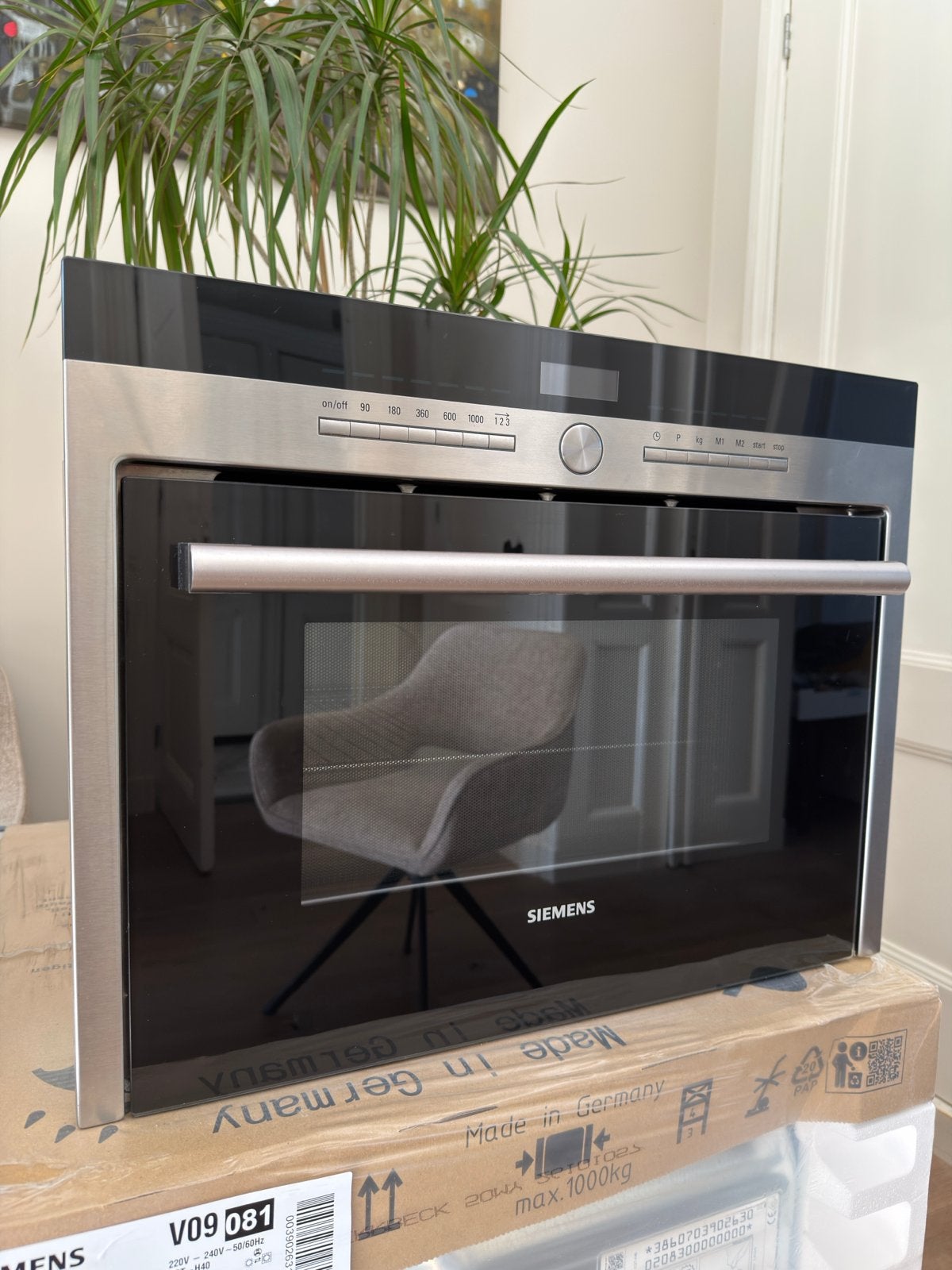 Siemens HF35M562 Inbouw magnetron - Zo goed als nieuw, Ophalen, 45 tot 50 cm, Siemens, Inbouw