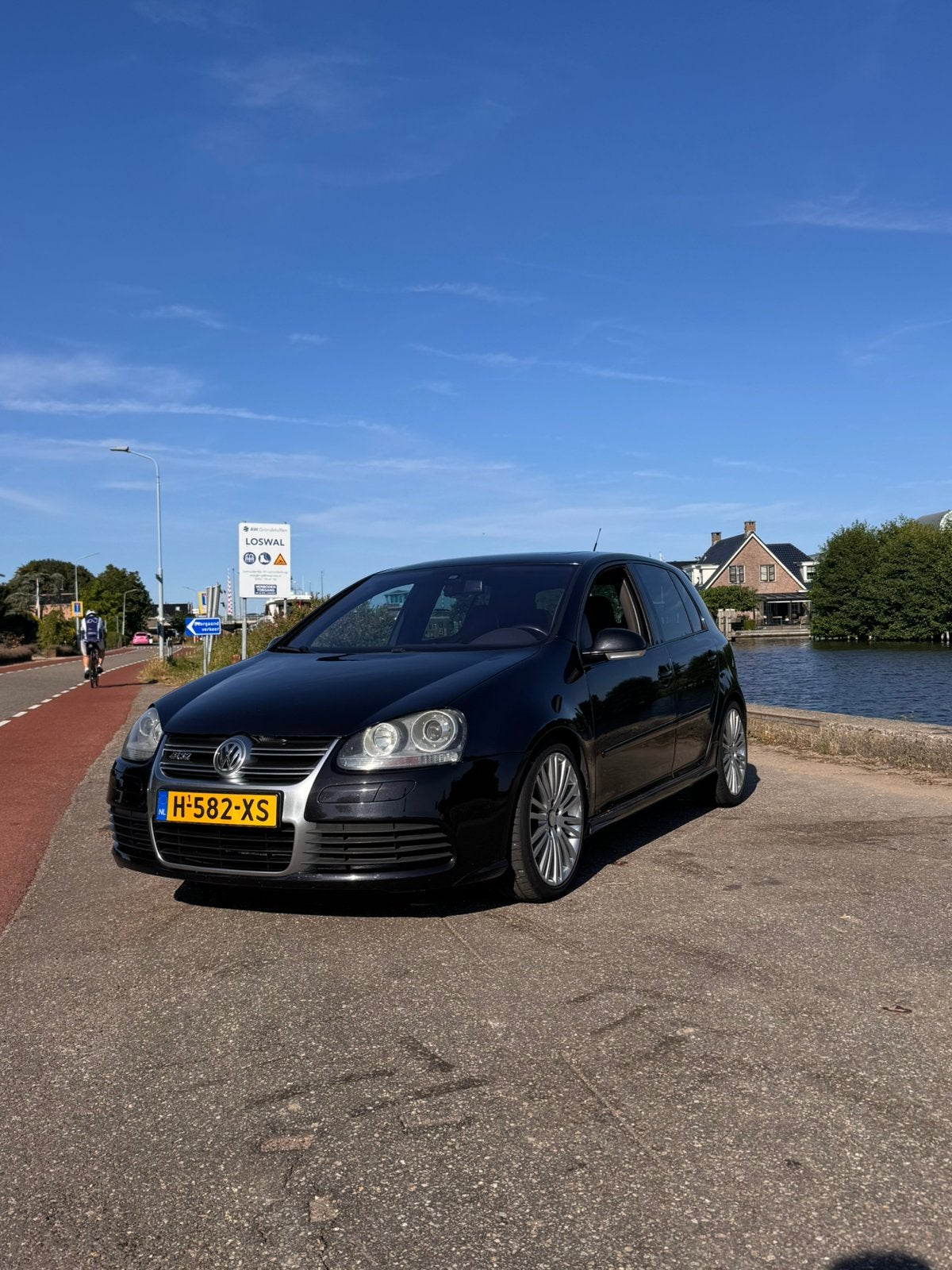 Volkswagen Golf r32 met schaalstoelen, 3189 cc, Zwart, 10 km/l, Vierwielaandrijving