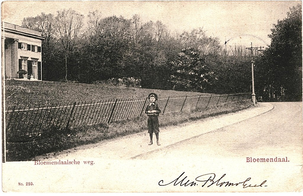 700856 Bloemendaal NH 1907 Bloemendaalsche weg Gelopen