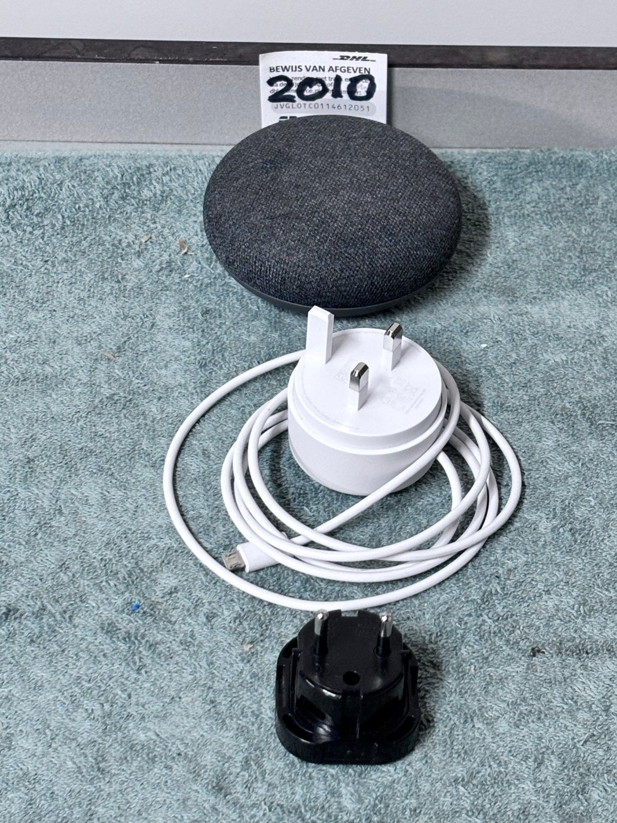 Google Home Mini (2e generatie) - Smart Speaker, Audio, Tv en Foto, Overige merken, Overige typen, Ophalen of Verzenden, Zo goed als nieuw