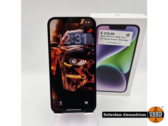 Apple iPhone 14 128GB  Accu 89% Nieuwe Scherm | Nette Staat, Apple, Zo goed als nieuw, Support@apple.com, One Apple Park Way
Cupertino, CA 95014
United States