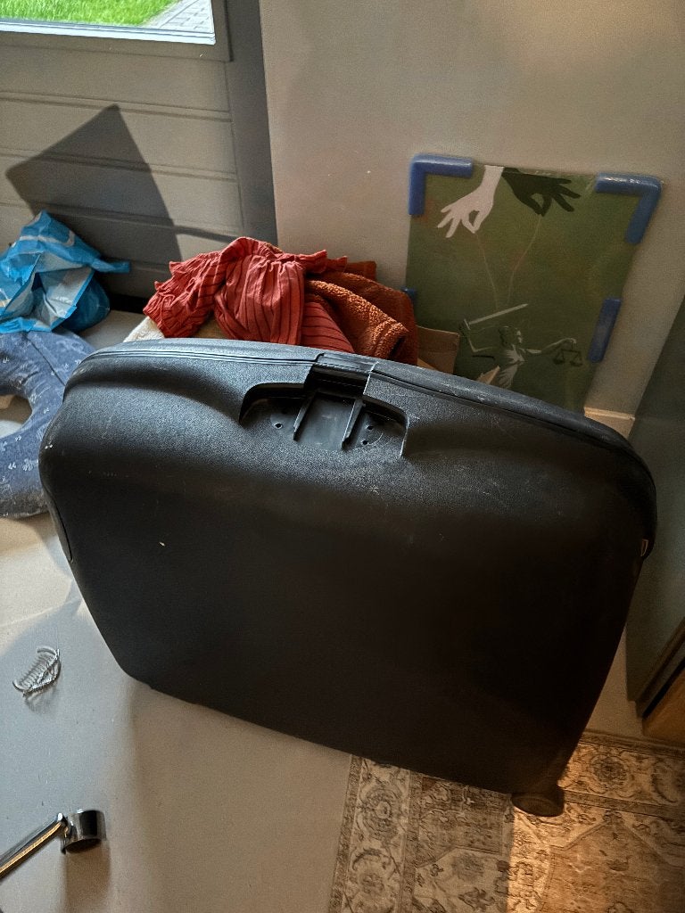 Samsonite oyster koffer- slotje afgebroken, Ophalen of Verzenden, Gebruikt, Hard kunststof