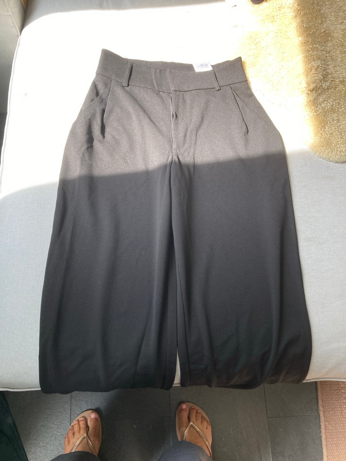 JDY Zwarte Culotte Broek - Maat XS/32, Kleding | Dames, Broeken en Pantalons, Zwart, Ophalen of Verzenden, Zo goed als nieuw, Driekwart