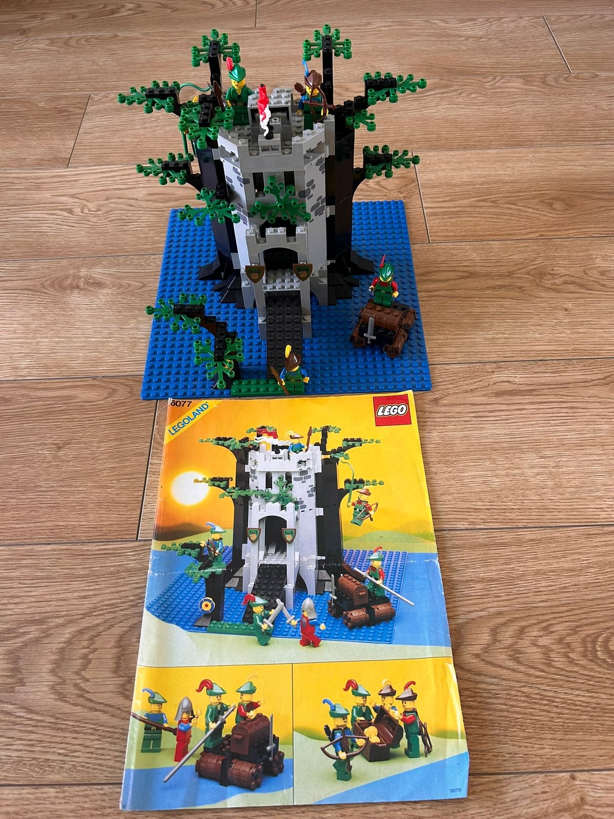 LEGO 6077 Forestmen’s River Fortress – compleet – 1989, Lego, Ophalen of Verzenden, Zo goed als nieuw, Compleet