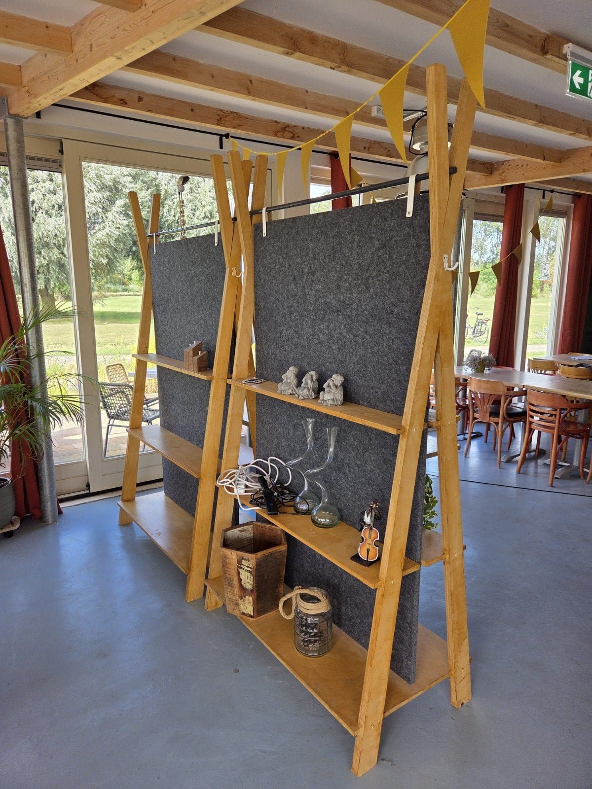 roomdivider / kamerscherm, Ophalen
